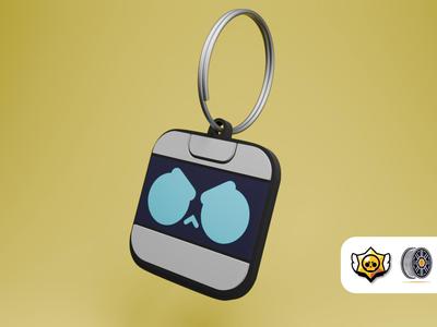 8-Bit | Brawl Stars Keychain Series
