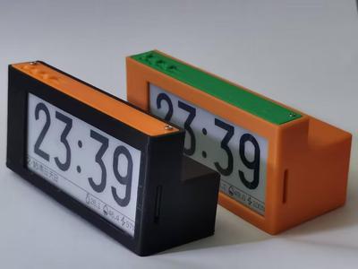 Using a 21700 battery adapter for the 2.9-inch e-ink weather clock and reader case