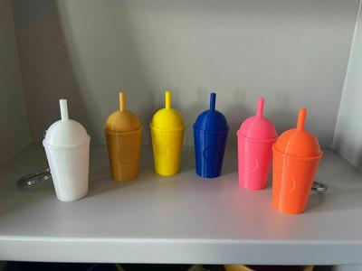 Frappuccino Coffee Cup Keyring