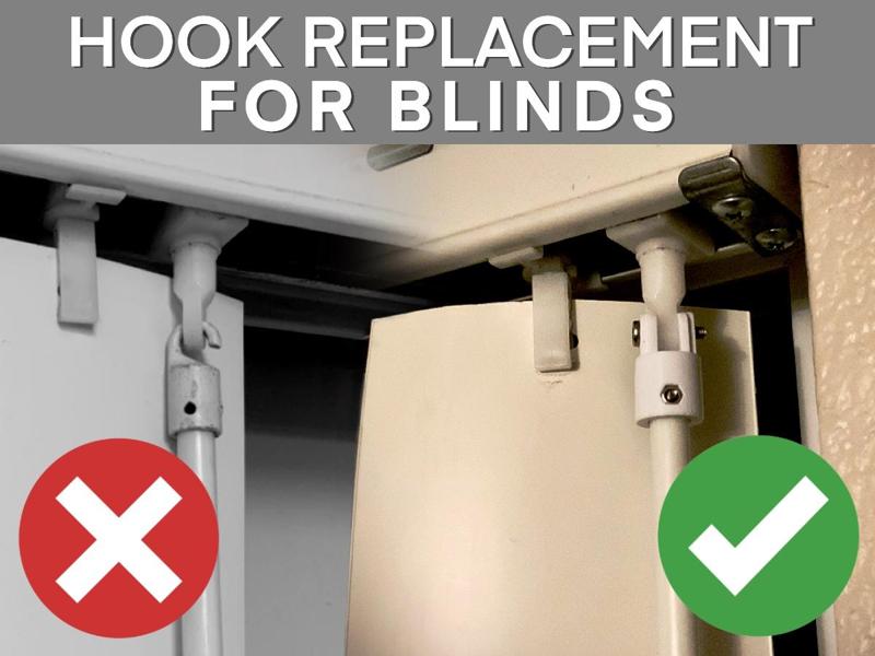 Hook Replacement for Curtain Blinds