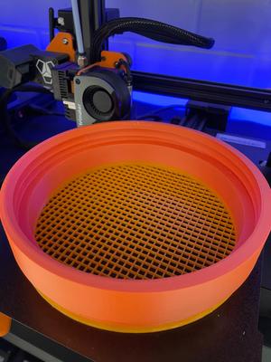 Stackable Modular Sifter with Extender and Base