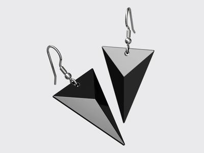 Pyramidal Earrings