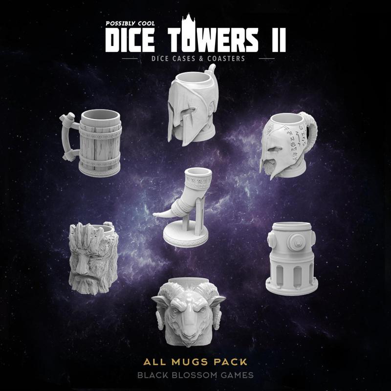 All Mugs Pack :: Possibly Cool Dice Tower 2