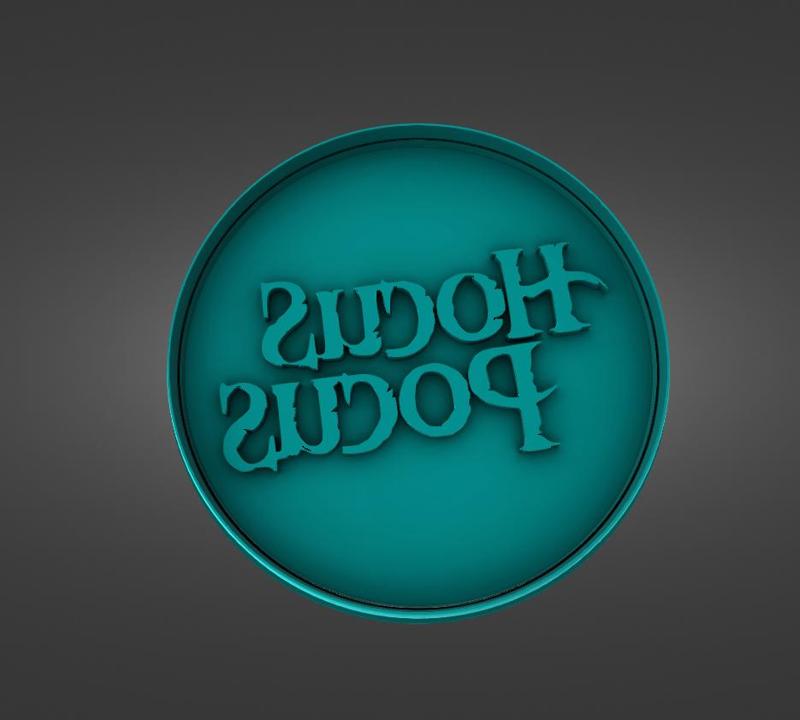 Hocus Pocus Movie Logo Cookie Cutter- Stamp and Outline