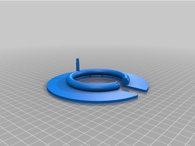 6 Inch Netpot Lid Drip Ring Adapter for Hydroponics