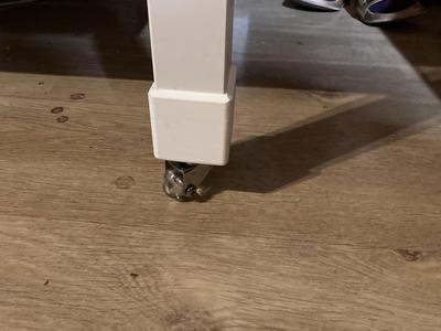 Ikea Lack feet for roller