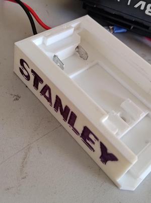 Stanley fatmax battery adapter and holder