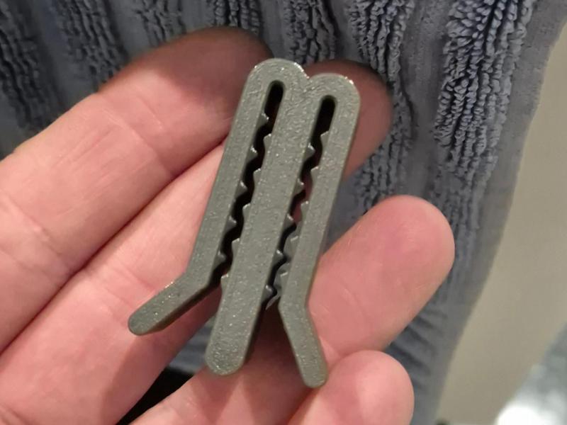 Towel Rail Keeper - Double Towel Clip