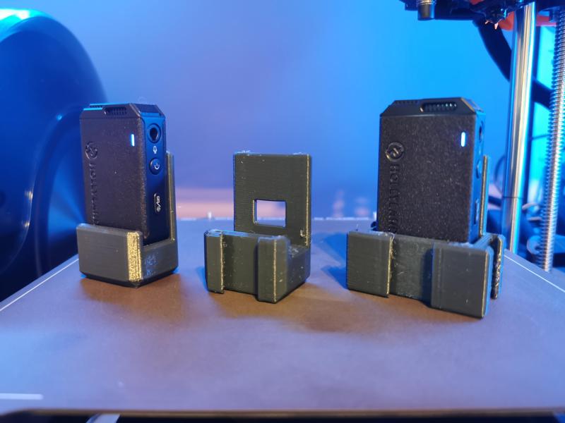 Hollyland Lark Max 1/4" and cold shoe adapter