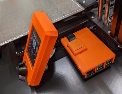 Raspberry pi 3B+ case for 3030 beam - rear clips