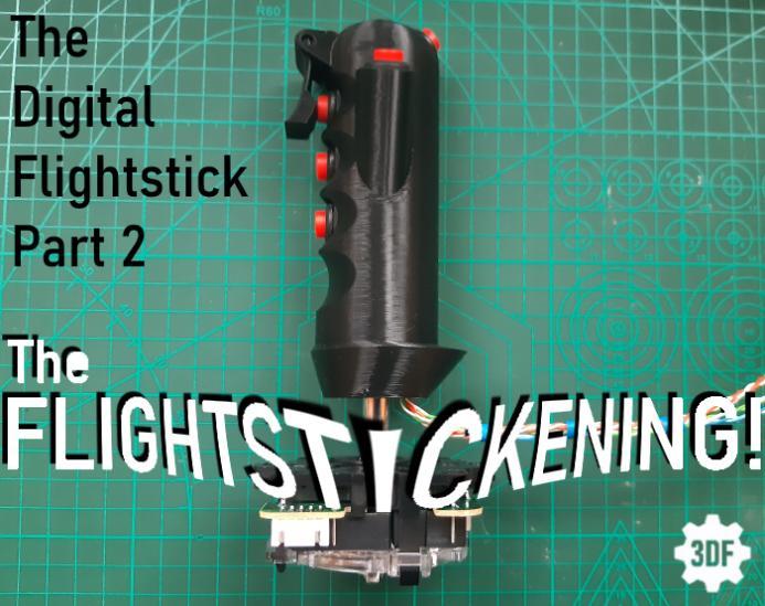 Digital Arcade Flightstick Part 2 (3&5 button)