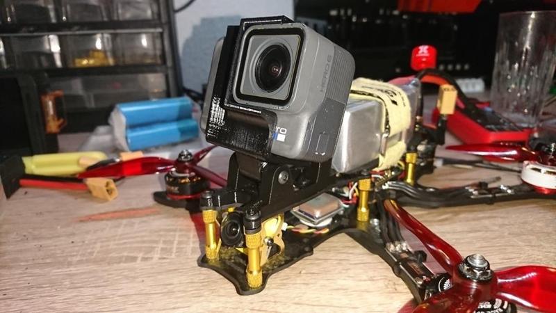 FLYWOO Mr Croc GoPro Hero 5/6/7 Soft and Hard Mount