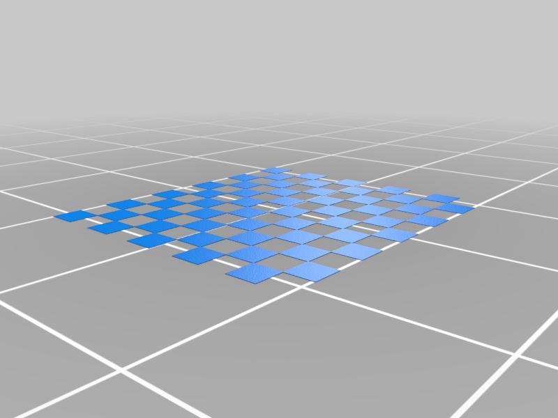 BLTouch test checkers field