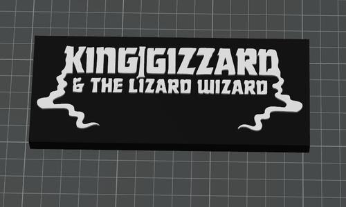 King Gizzard band sign