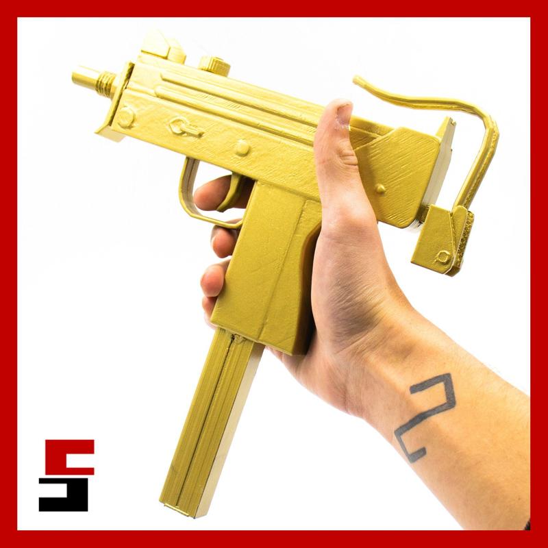 MAC 10 Uzi Submachine gun prop