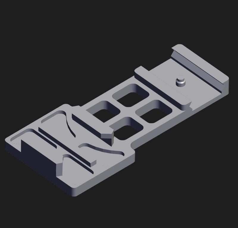 GoPro Tactical Rail Mounting Bracket