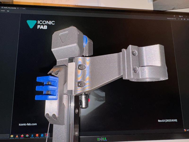 Stealth Press Arm with Keyback Lock