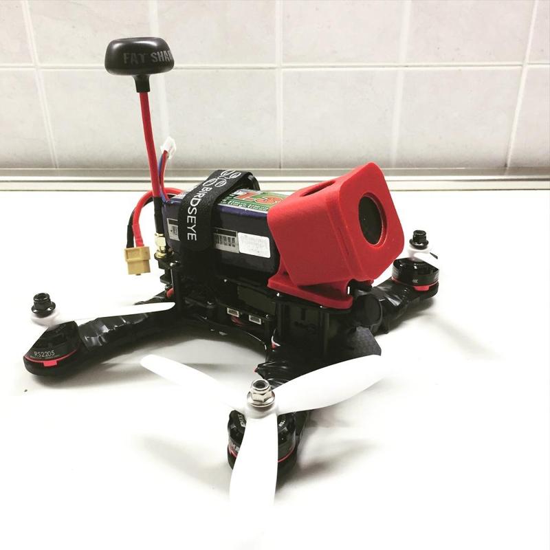 GoPro 4 Session - Tilt 30° Support Cam Lens Protection for Lumenier QAV, ZMR, Bird-Eyes Killer / Baby Bee