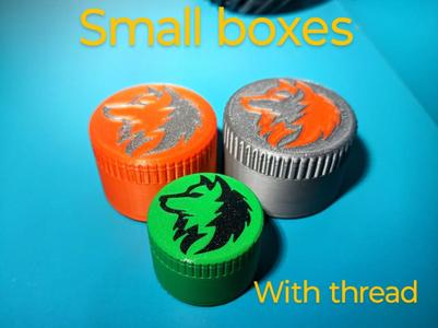 Small box with thread