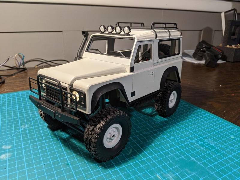 WPL C24 conversion chassis and parts for D90