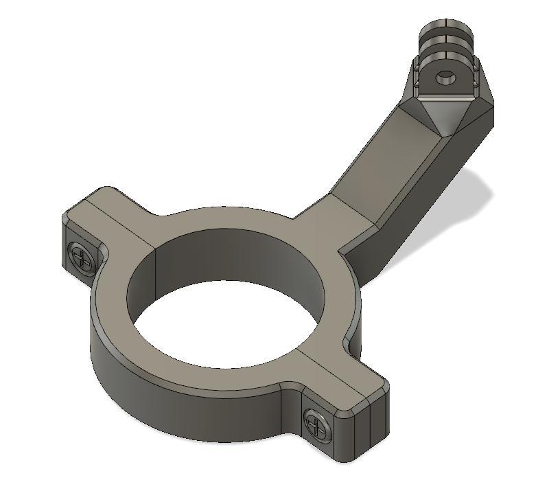 GoPro Motorcycle Fork Barrier Bracket