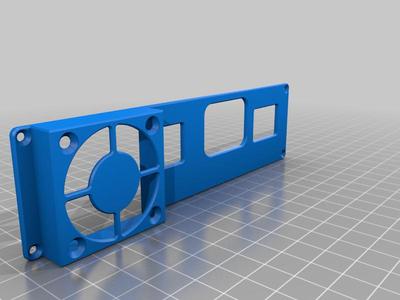 Snapmaker 2.0 PSU Backplate for 40x20mm Fan