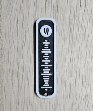Spotify Code Keychains