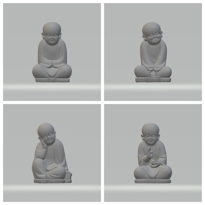 Little Monk 3D print model