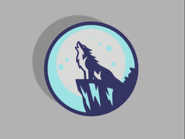 Howling Wolf Coaster