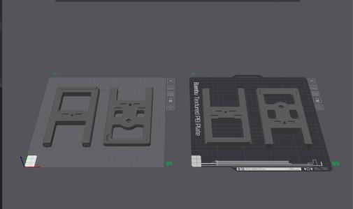 FT-991A Rails with pegs Remix for Bambu printing