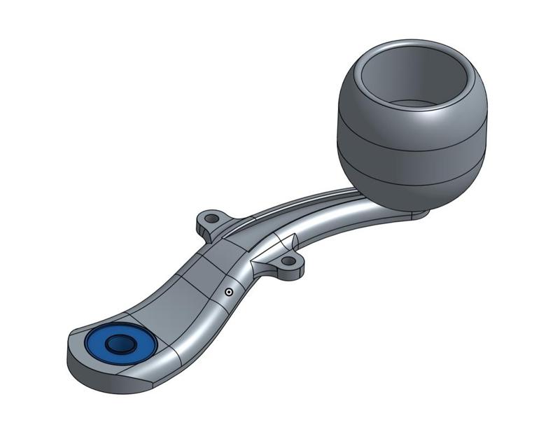 Piper Cub Throttle Lever