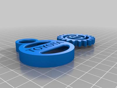 TOYOTA GEAR KEY CHAIN