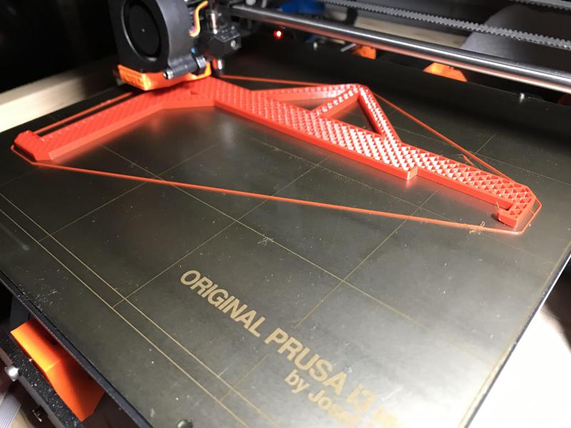 Inline Non Interfering Filament Spool Holder MK3/S/+