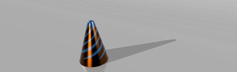 Pass through cone   