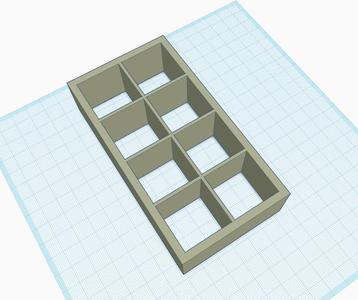 Ikea Kallax for Doll House scale 1:12