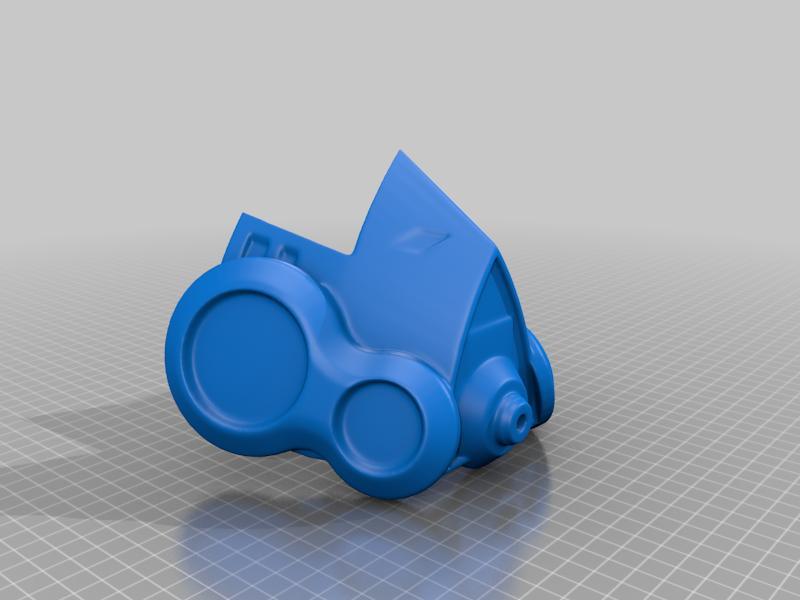 True Damage Akali face mask smooth and hollow