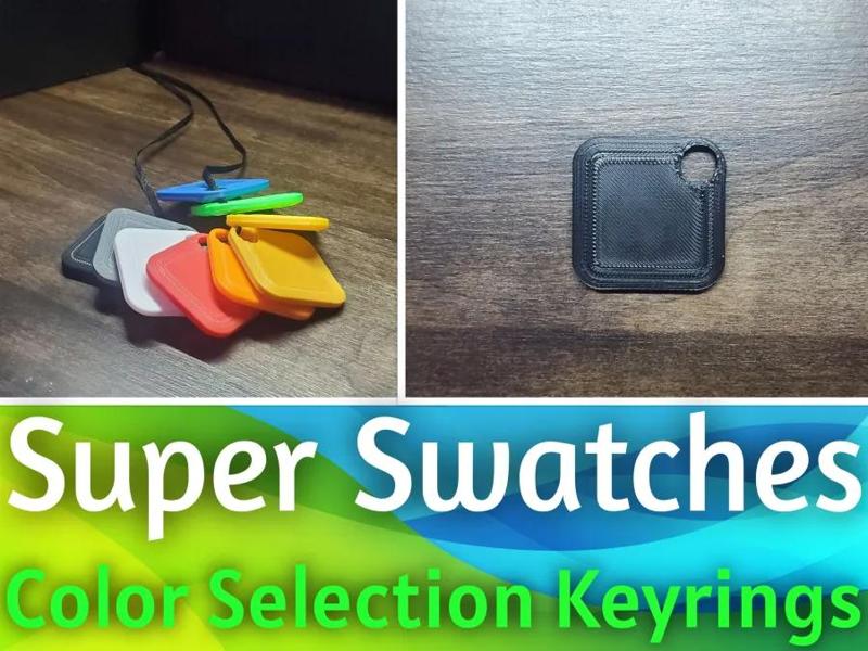 Super Swatches - Color Selection Keyrings
