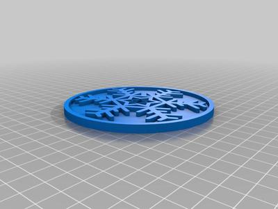 Snowflake Coaster 3