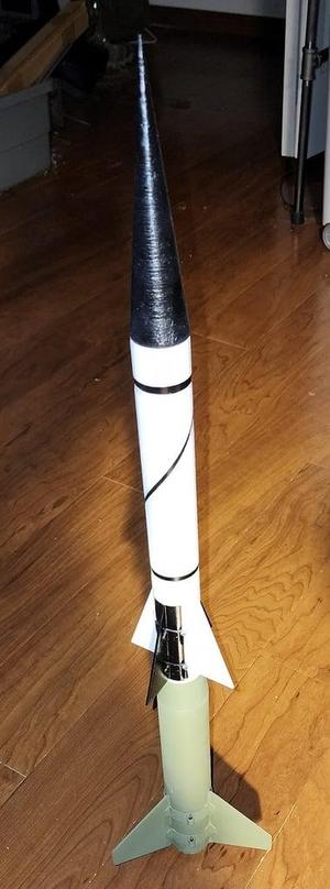 Nike Achilles 2-stage model rocket