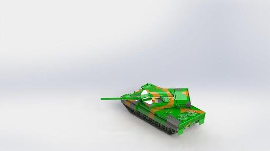 Leopard2 Flachturm 1 :87
