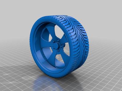 Rim5spokeTireA