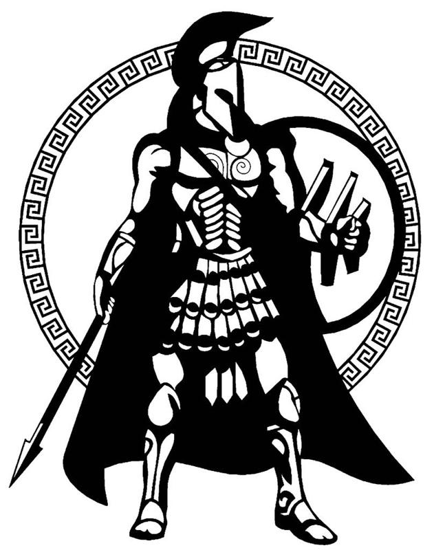 2D Spartan Warrior
