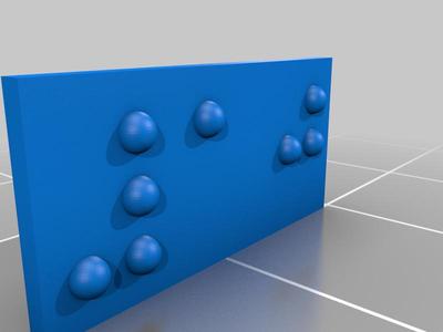 Tactile ruler (20cm)