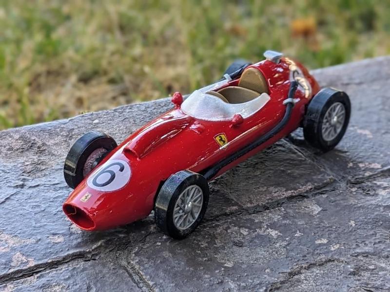 1958 Ferrari 246 F1 (Pinewood Derby Car Shell)