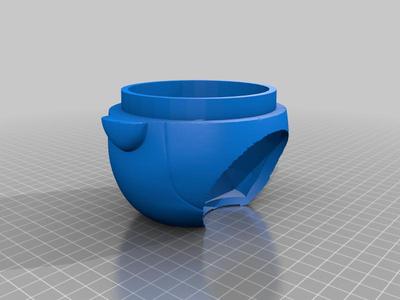Totoro Dice Tower smoothed mesh