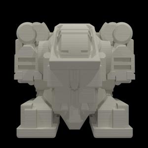 Folded Robotic Soldier (28mm/Heroic scale)