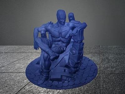 deadpool marvel miniatura