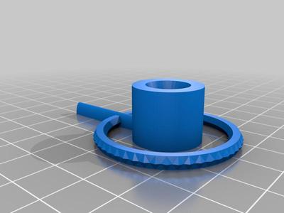 Audioengine A2+ Dial, doesnt get in the way of any plugs