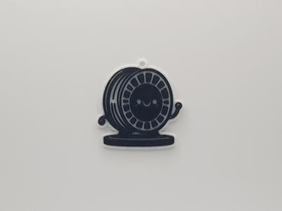 Happy Spool Keychain