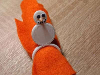 Snowman Napkin Ring